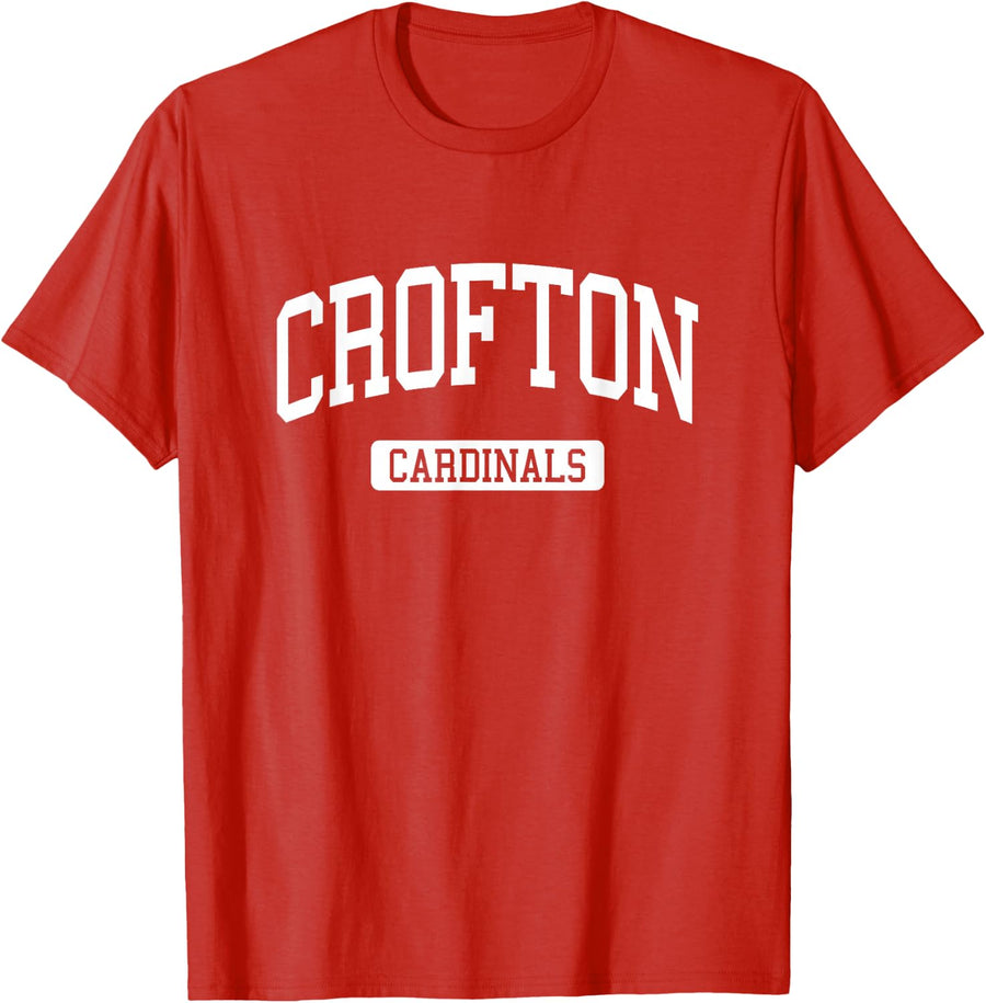 Crofton High School HS Gambrills MD Varsity Sports T-Shirt - Red