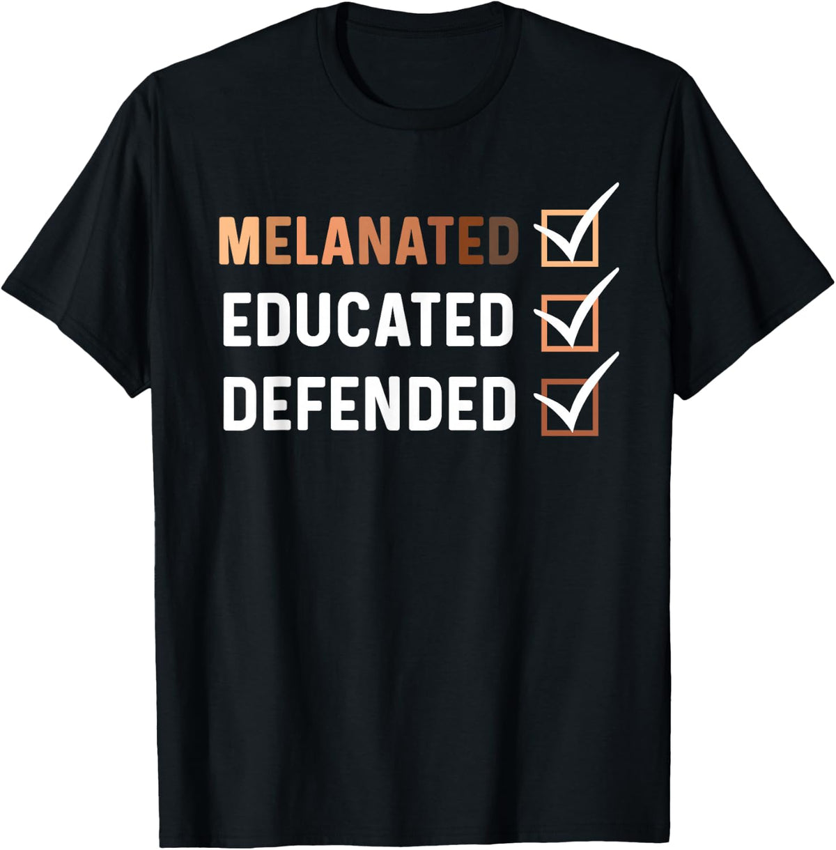 Black PhD Student Thesis Defense Dissertation Melanated PhD Tees T-Shirt - Black