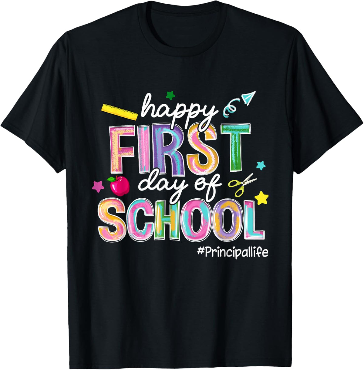 Back To School T-Shirt - Black