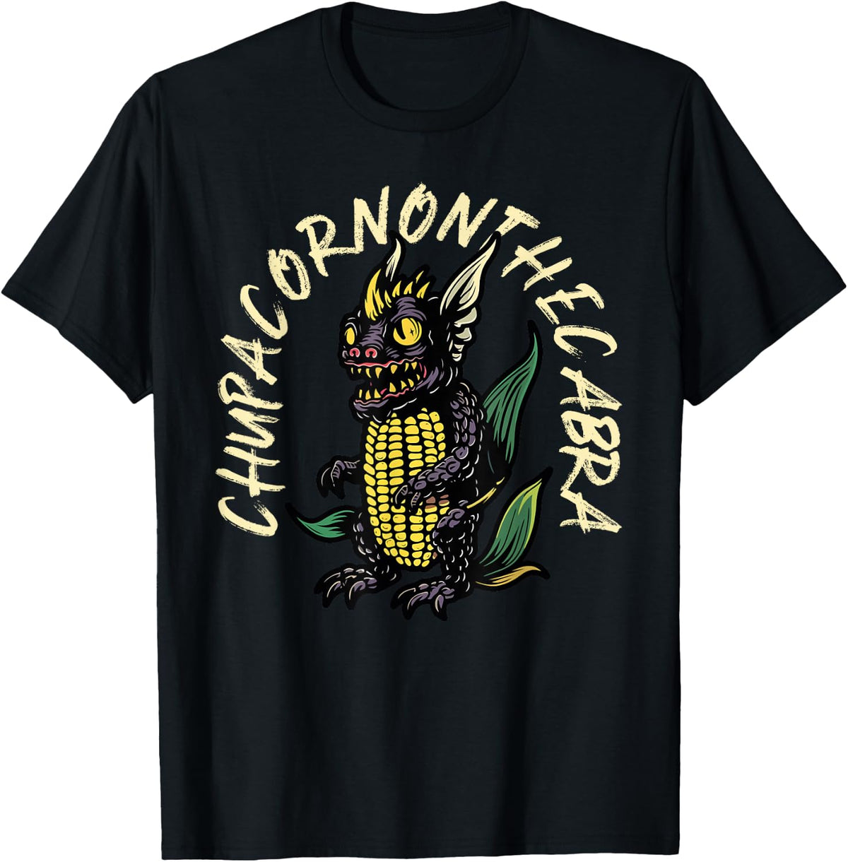 Chupacabra Cryptid Monster Cryptozoology Mythical Creature T-Shirt - Black