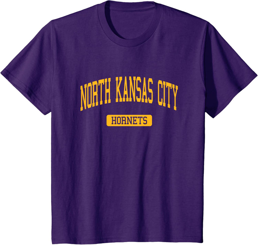 North Kansas City High School HS Kansas City MO Varsity SPOR T-Shirt - Purple