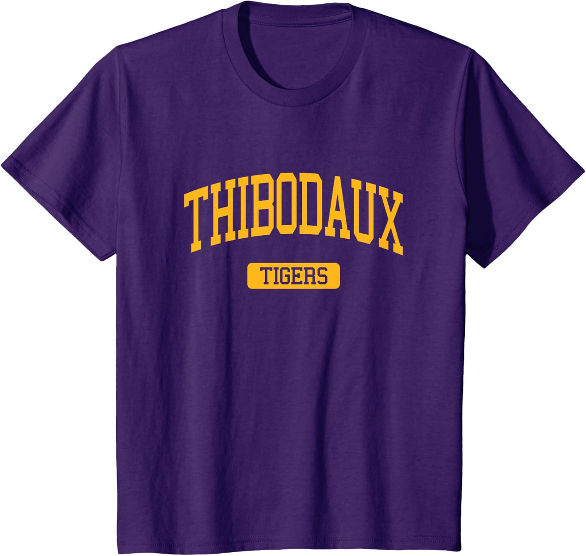 Thibodaux High School HS Thibodaux LA Varsity Sports T-Shirt - Purple