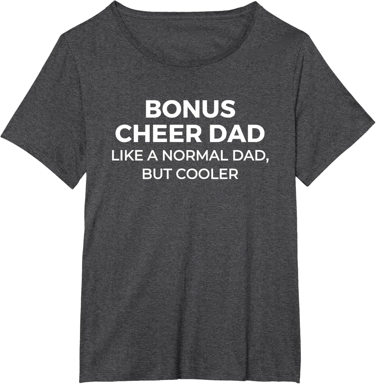 Bonus Cheer Dad Funny Cheerleading Definition T-Shirt - Dark Heather Grey