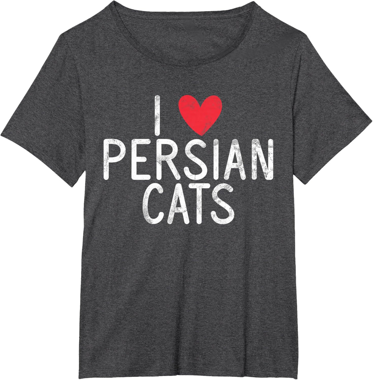 I love Persian Cats T-Shirt - Dark Heather Grey
