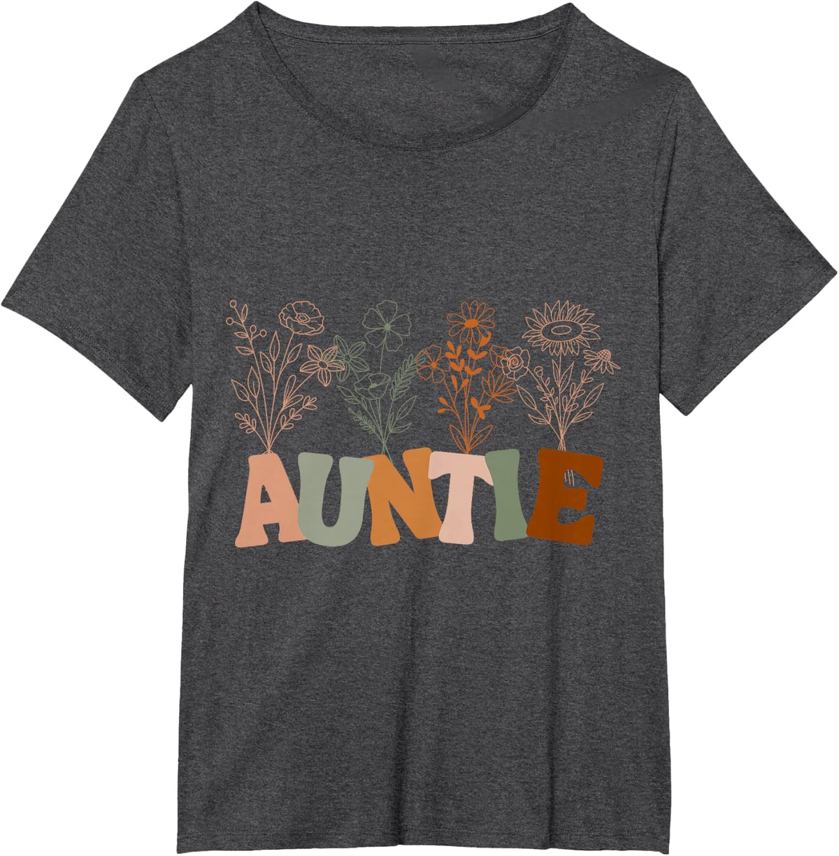 AUNTIE T-Shirt - Dark Heather Grey