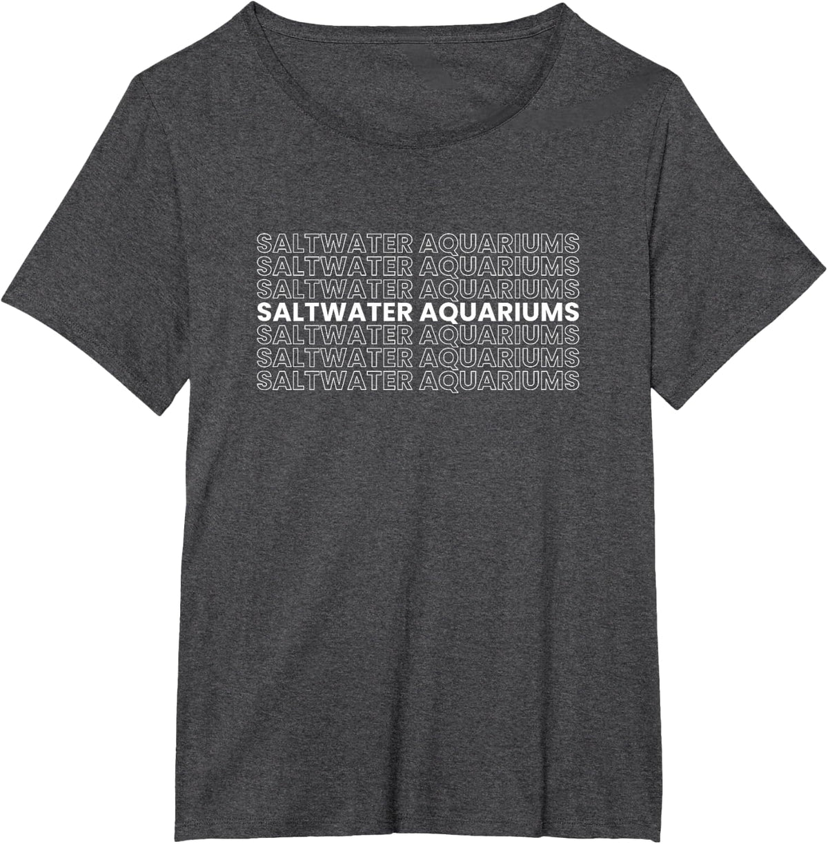 Saltwater Aquariums Saltwater Aquarist T-Shirt - Dark Heather Grey