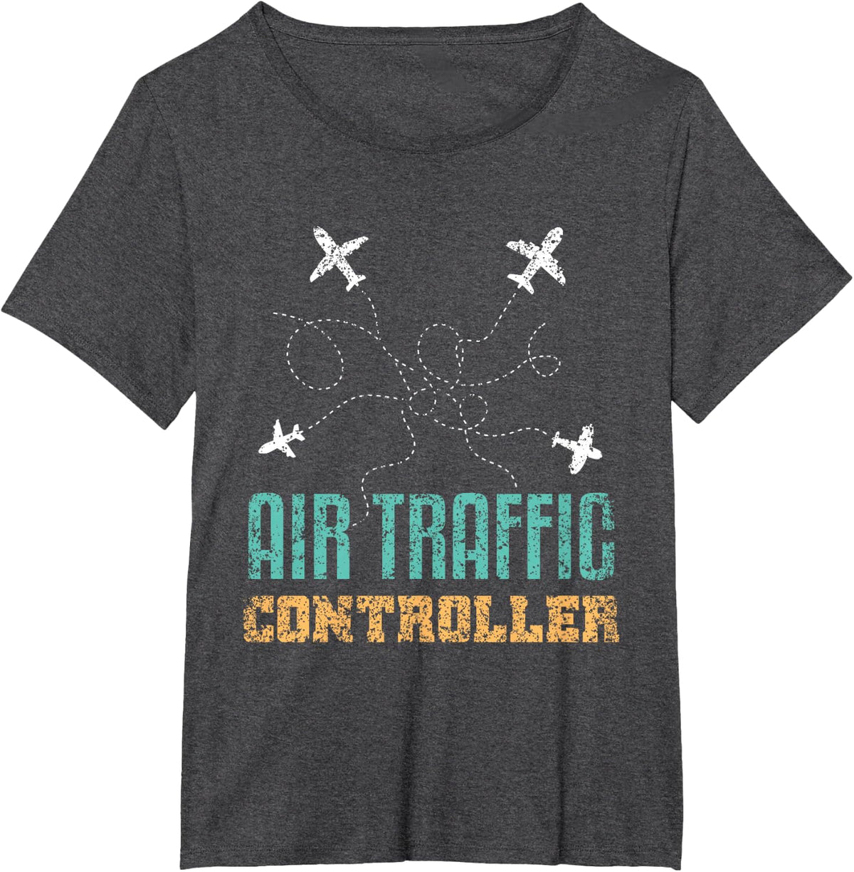 Air Traffic Controller Atc Profession Air Traffic Controller T-Shirt - Dark Heather Grey