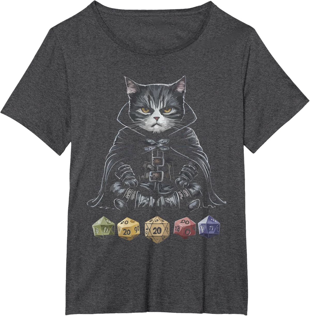 RPG Gaming Tabletop Games Role Playing Game Funny RPG T-Shirt - Dark Heather Grey