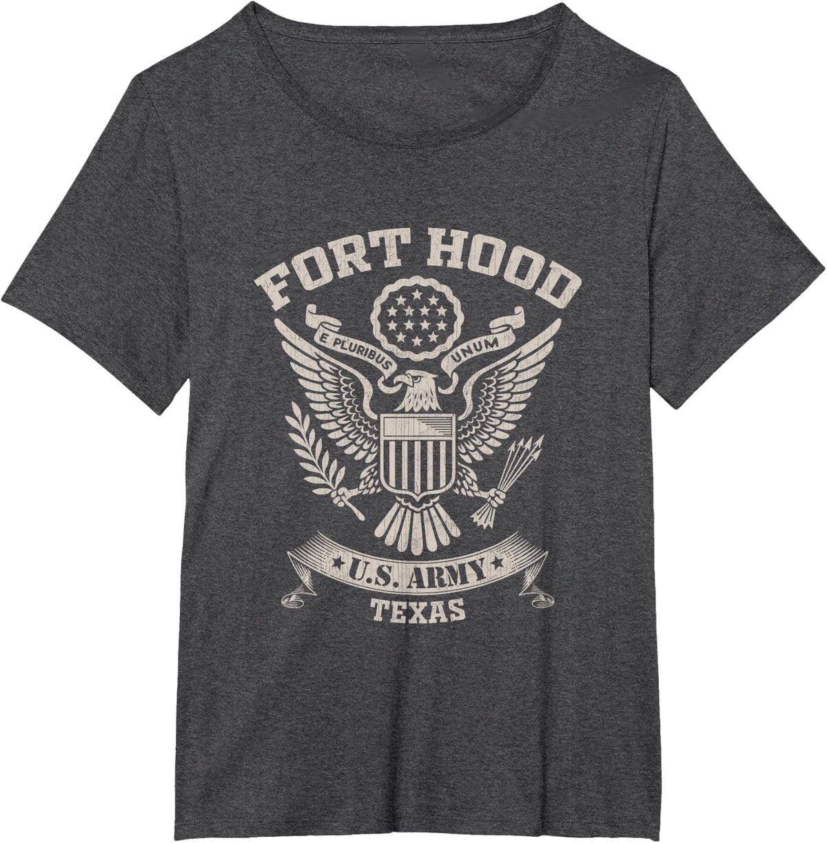 Fort Hood Veteran Killeen Texas III Armored Corps Gift T-Shirt - Dark Heather Grey