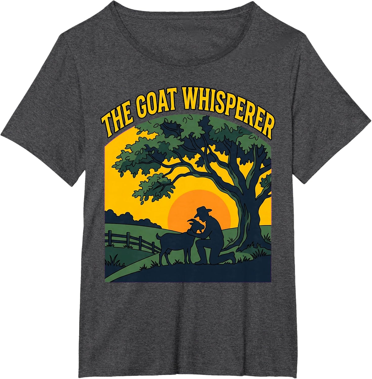 Greatest of All Time Herder Barnyard Animal Lover Gift T-Shirt - Dark Heather Grey