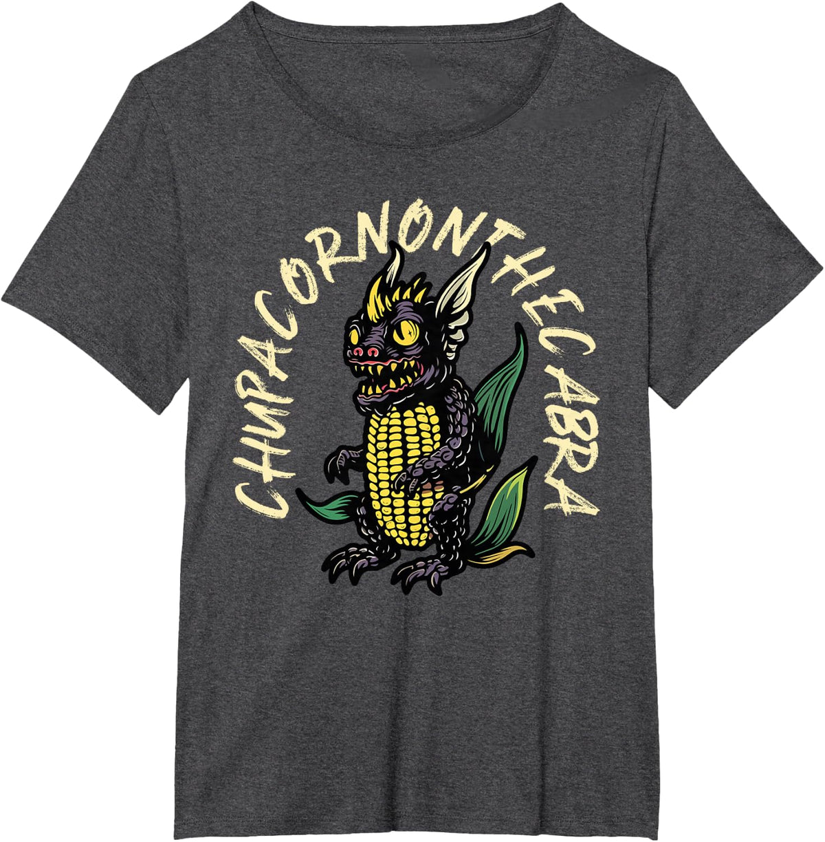 Chupacabra Cryptid Monster Cryptozoology Mythical Creature T-Shirt - Dark Heather Grey