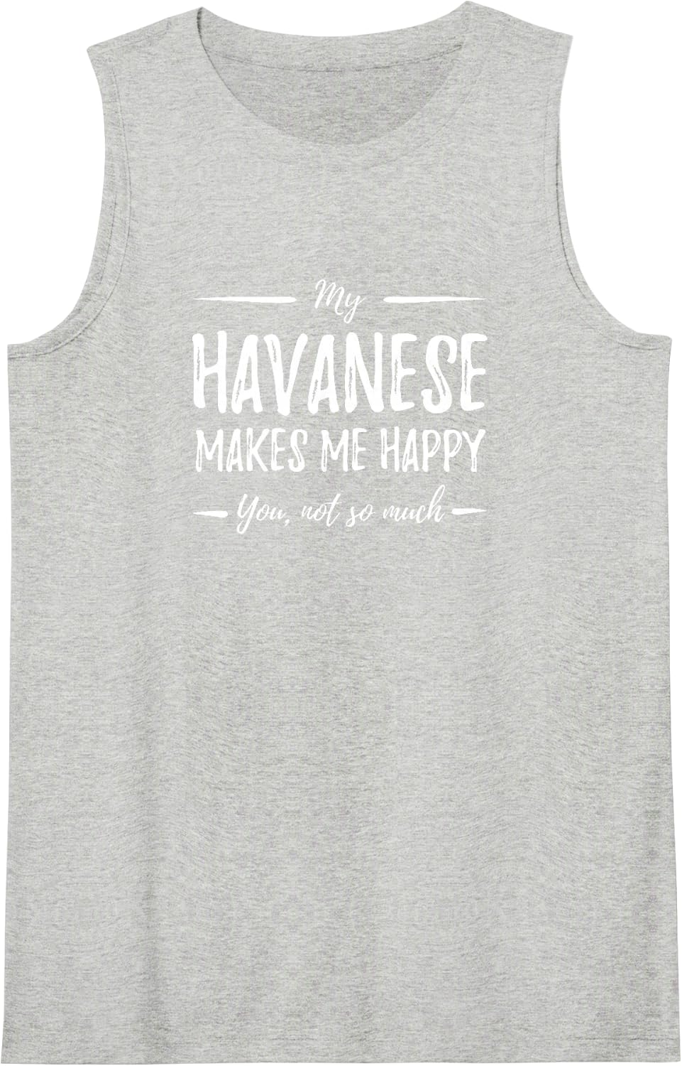 Havanese Dog Mom Shirt - Funny Dog Lover Gift Idea Tank Top - Heather Grey