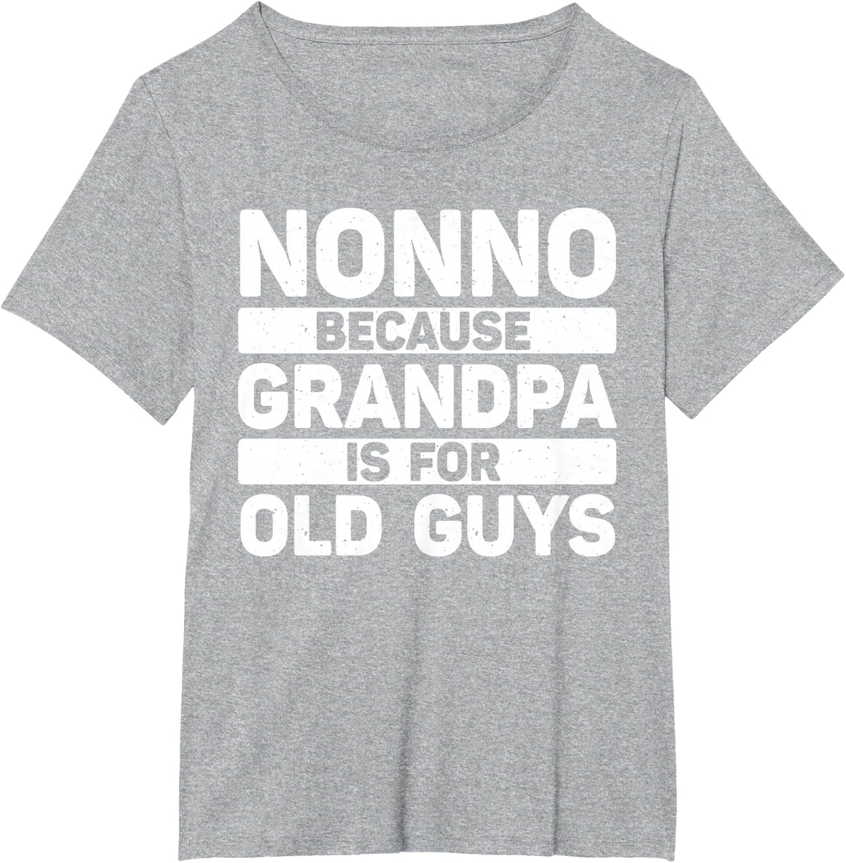 Nonno Design for Grandpa from Grandkids Father's Day Nonno T-Shirt - Heather Grey