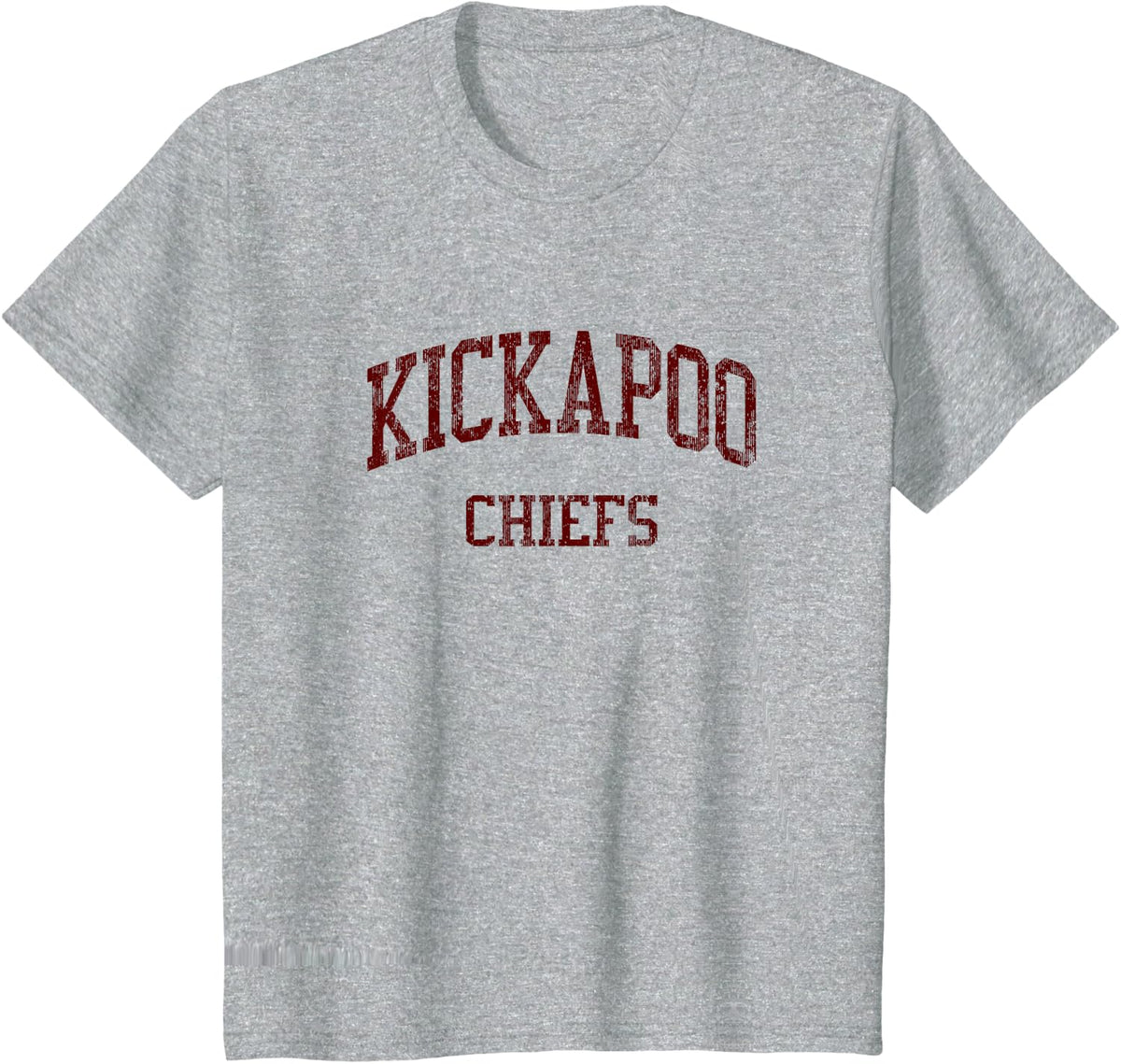Kickapoo High School HS Springfield MO Vintage Sports T-Shirt - Heather Grey